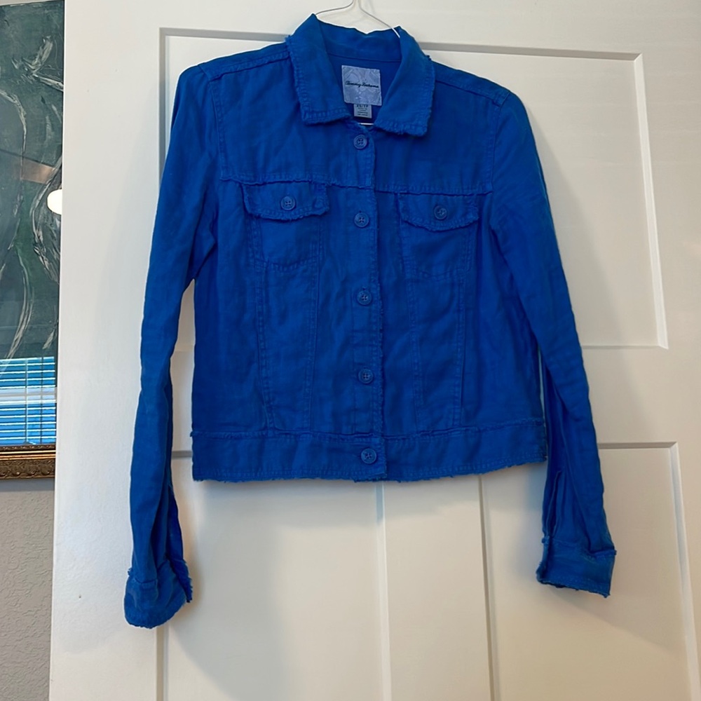 Tommy Bahama, size XS, linen Royal Blue